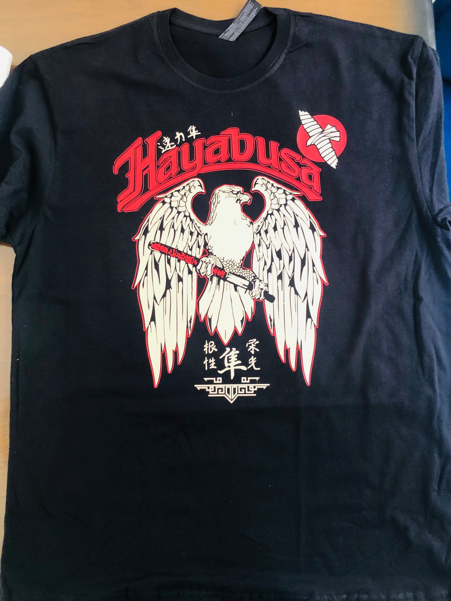 PLAYERA HAYABUSA, 100% ALGODÓN, CALIDAD TOP
