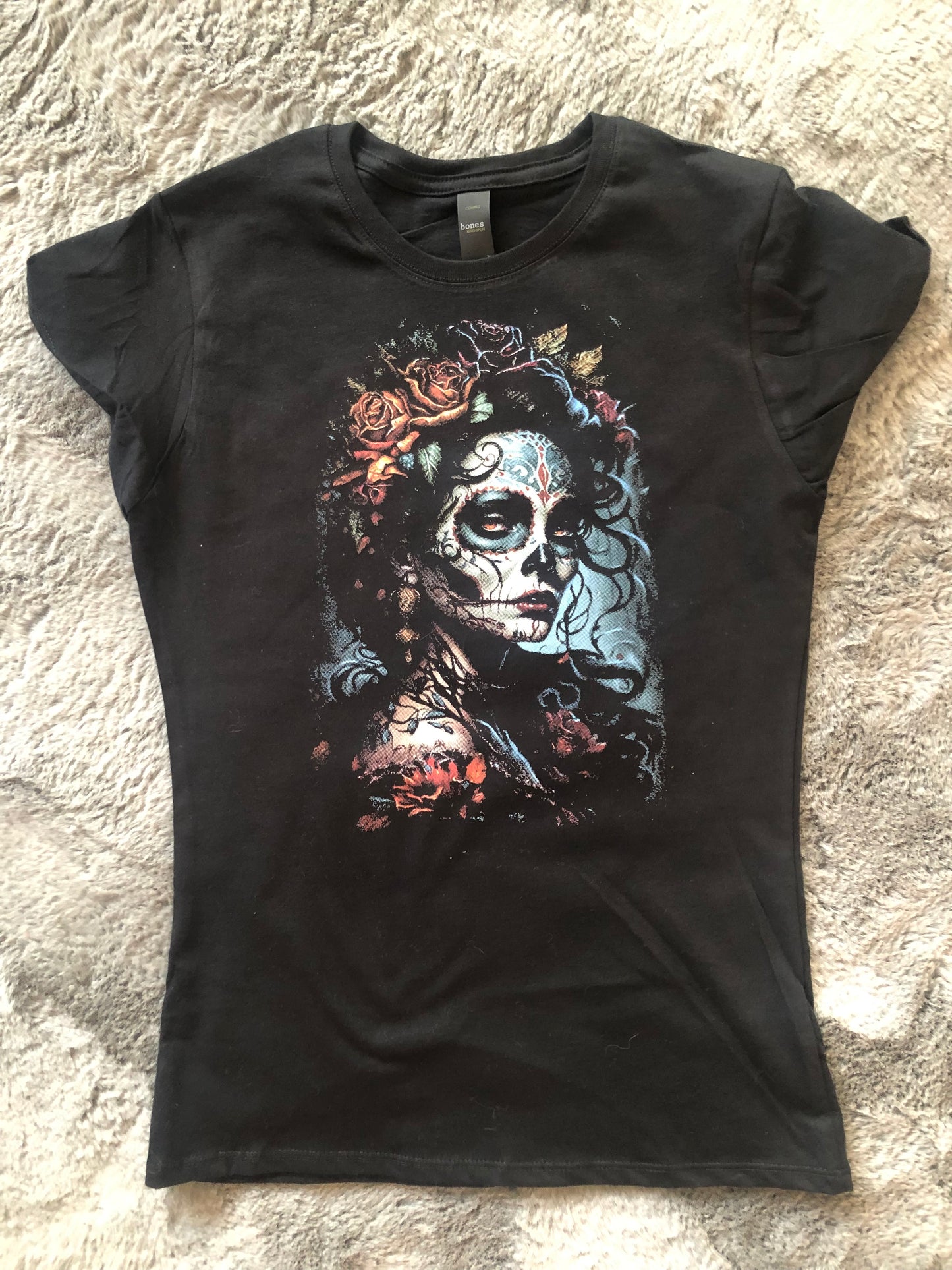 PLAYERA DISEÑO CATRINA 2 EFECTO SEMITONOS